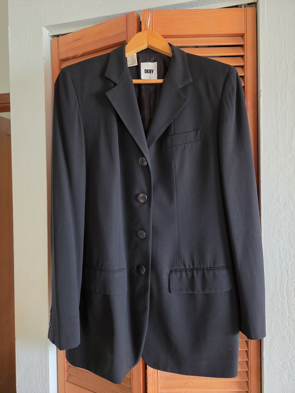DKNY Black Women's Tailored Blazer Sz8